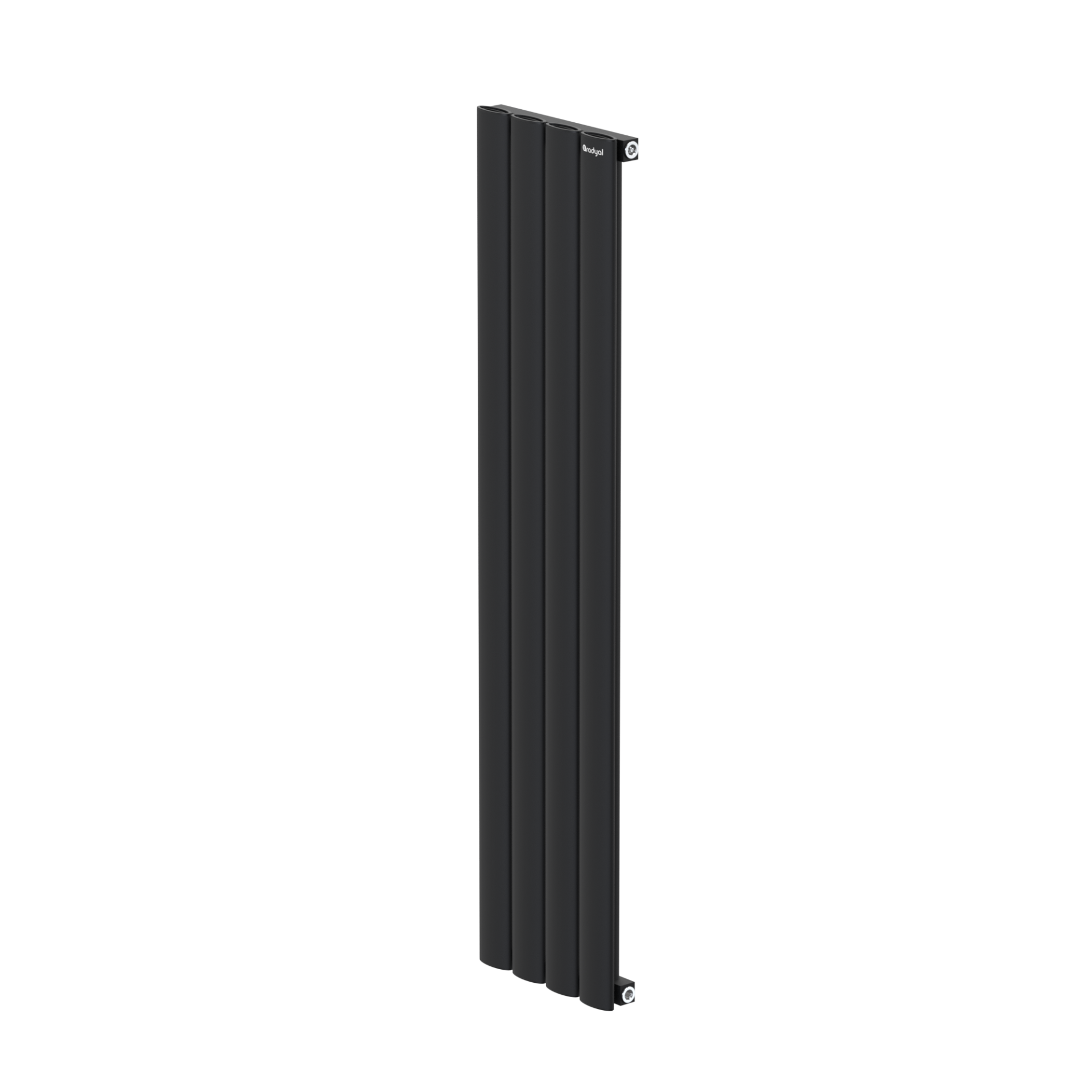 Hane Elips 1200 mm - 275 mm - Siyah İpek Pütürlü - (RAL 9005)